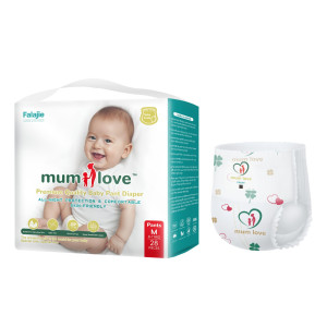 Mumlove Ultra Thin Baby Pant Disposable Diaper (Origin Japan) - M-28 pcs (6-11kgs)